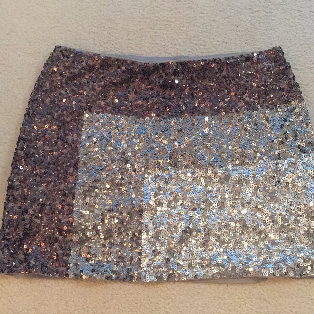 Mini sequin skirt